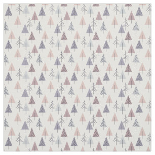 Moderne Weihnachtsbäume der Dusty-Rose Stoff