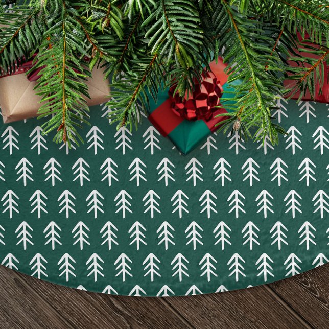 Moderne Weihnachtsbäume | Grüner Urlaub Polyester Weihnachtsbaumdecke (Von Creator hochgeladen)