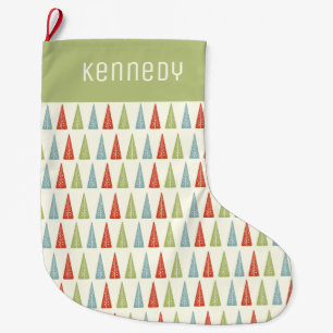 Moderne Weihnachtsbäume Personalisiert Großer Weihnachtsstrumpf