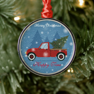 Moderne Weihnachtsbaumgeschenke aus Metall Ornament Aus Metall
