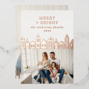 Moderne Weihnachtsbaumhäuser Nordic Houses 2 Foto Folien Feiertagskarte