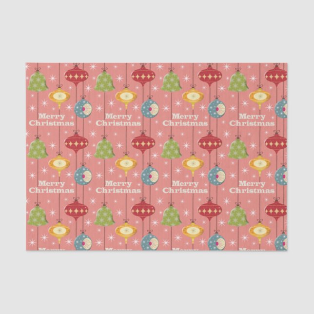 Moderne Weihnachtsbaummöbel aus dem Mittelalter Seidenpapier (Vorderseite)