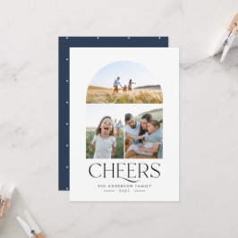 Moderne Weihnachtsfeiertage mit 3 Fotos