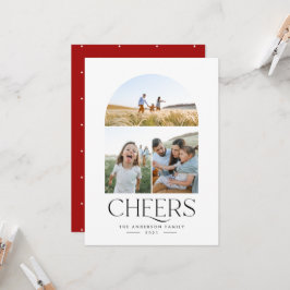 Moderne Weihnachtsfeiertage mit 3 Fotos