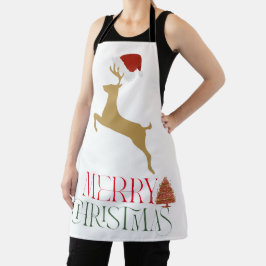 Moderne Weihnachtsfeiertage  Schürze