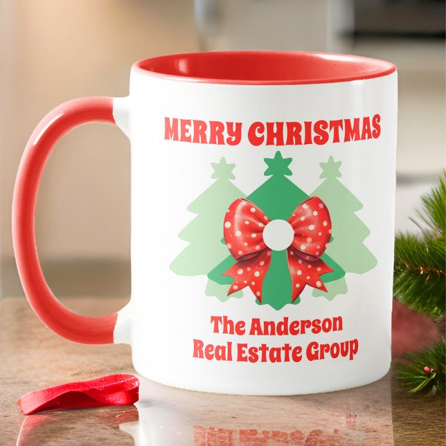 Moderne Weihnachtsfeiertage Tasse (Von Creator hochgeladen)