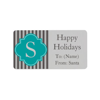 Moderne Weihnachtsgeschenke Tag Labels Adressaufkleber