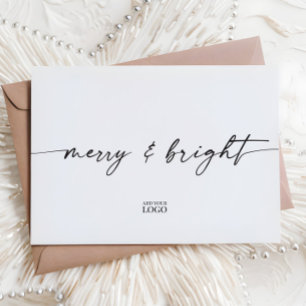 Moderne Weihnachtskarte Dankeskarte