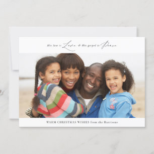 Moderne Weihnachtskarte für religiöse Liebe und Fr Einladung