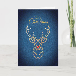 Moderne Weihnachtskarte Karte