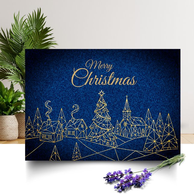Moderne Weihnachtskartengestaltung Karte (Von Creator hochgeladen)
