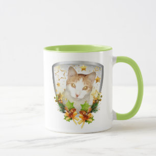Moderne Weihnachtskätzchen-TASSE Tasse