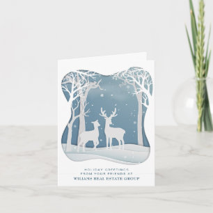 Moderne Weihnachtskomposition Unternehmensgrüße Feiertagskarte