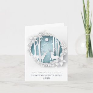 Moderne Weihnachtskomposition Unternehmensgrüße Feiertagskarte