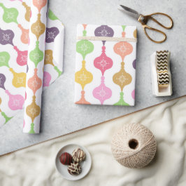 Moderne Weihnachtsschmuck Geschenkpapier