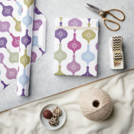 Moderne Weihnachtsschmuck Geschenkpapier