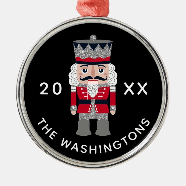 Moderne Weihnachtsschmuck-Keramik Ornament Aus Metall (Vorne)