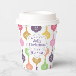 Moderne Weihnachtsschmuck Pappbecher