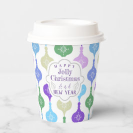 Moderne Weihnachtsschmuck Pappbecher