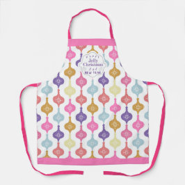 Moderne Weihnachtsschmuck Schürze