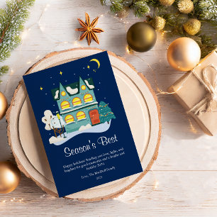 Moderne Weihnachtszeit Beste Weihnachtswohnung Feiertagskarte