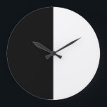 Moderne Weiß und Schwarz Große Wanduhr<br><div class="desc">Unser Design ist die beste Wahl für Sie</div>