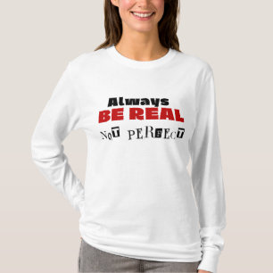 Moderne Weiße Frau T - Shirt WIRKLICH