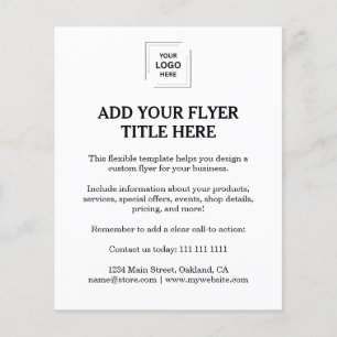 Moderne weiße Geschäfts-Branding-Flugblatt-Design Flyer