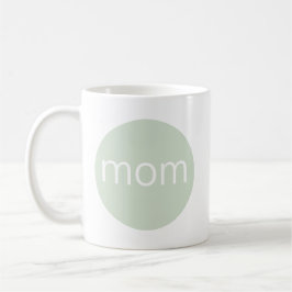 Moderne weiße Mama Kaffeetasse