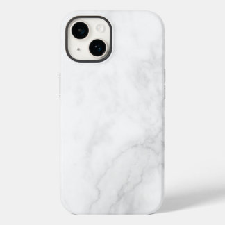 Moderne weiße Marmor Case-Mate iPhone 14 Hülle