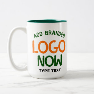 MODERNE WEISSE, MODERNE JÄHRIGE GRÜNE ZWEIFARBIGE TASSE