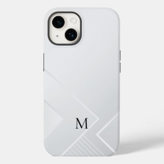 Moderne weiße Muster Case-Mate iPhone 14 Hülle