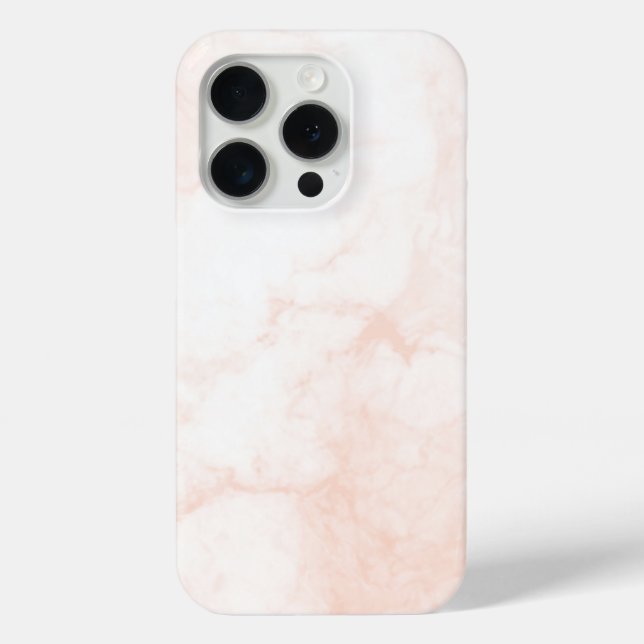 Moderne weiße und goldene Marmor Case-Mate iPhone Hülle (Rückseite)