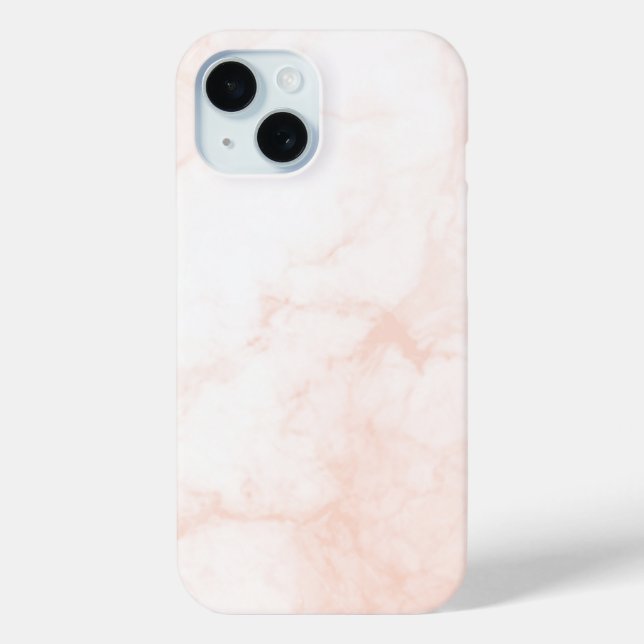 Moderne weiße und goldene Marmor Case-Mate iPhone Hülle (Rückseite)