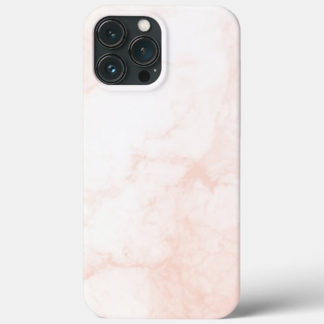 Moderne weiße und goldene Marmor Case-Mate iPhone Hülle (Rückseite)