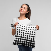 Moderne weiße und schwarze Halftone-Punkte