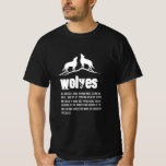 Moderne weiße Wölfe und Text für ihn schwarz T-Shirt<br><div class="desc">Moderne weiße Wölfe und Text für ihn schwarzen T - Shirt. Ein hochwertiger Pixel-Druck von Wölfen und schwarzer T - Shirt mit weißem Text für Männer. Männer machen Mode. Neues Design für ihn T - Shirt. Männer kleiden sich. Teen trägt. Eine Geschenkidee für Freund.</div>