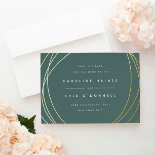 Moderne Welten   Save the Date aufgedeckte Karte
