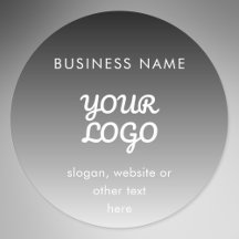 Moderne Werbe-Logo & Text | Bearbeitbare Farbe