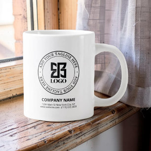 Moderne Werbeartikel mit individuellem Logo für Kl Jumbo-Tasse