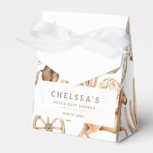 Moderne Western Rodeo Wasserfarbe Kinderdusche Geschenkschachtel