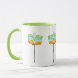 Moderne Whimsy-Blume Tasse
