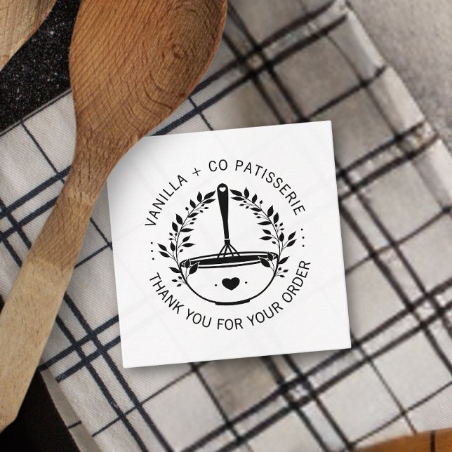 Moderne Whisky Bäckerei Geschäftskunde Vielen Dank Quadratische Visitenkarte (Von Creator hochgeladen)