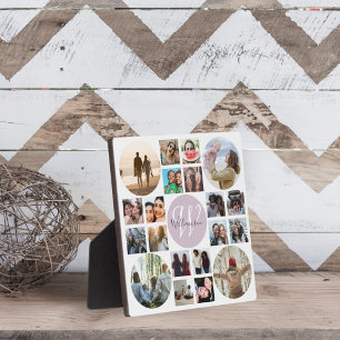 Moderne Wiedersehen 20 FotoCollage Fotoplatte