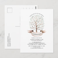 Moderne Wiedersehen Genealogie Tree Aquarell