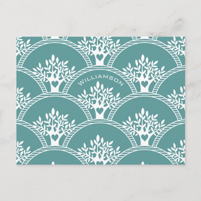 Moderne Wiedersehen Postkarte (Vorderseite)