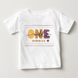 Moderne Wild One Erster Geburtstag Baby T-shirt