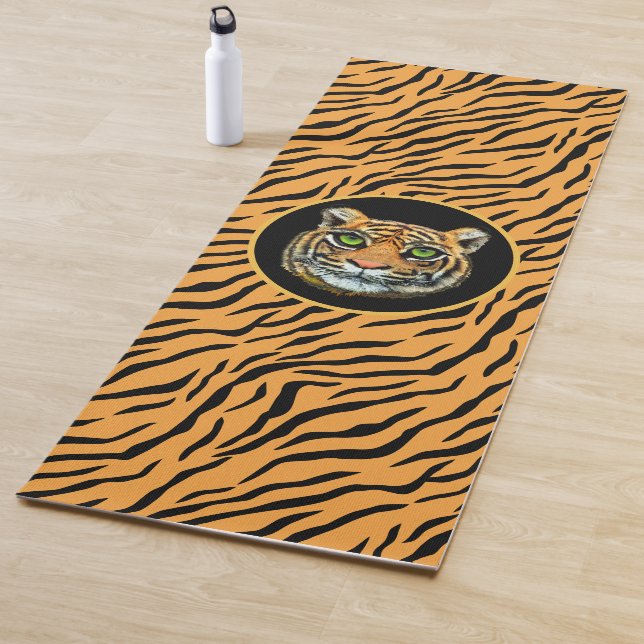 Moderne Wild-Tiger-Muster-Yogamatte Yogamatte (Beispiel)