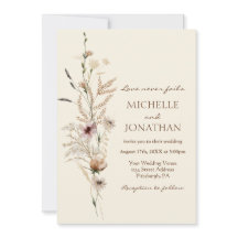 Moderne Wildblume Christliche Bläserblütenhochzeit