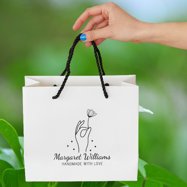 Moderne Wildblume maßgeschneidert handgefertigt gr Gummistempel (Von Creator hochgeladen)